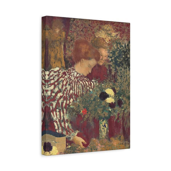 5438016449325823058_2048-1.jpeg Woman in a Striped Dress – Edouard Vuillard (1895) – Impressionist Canvas Print