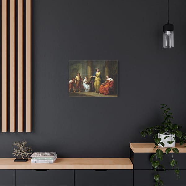 5474072198999914902_2048-1.jpeg Cornelia, Mother of the Gracchi – Angelica Kauffman (1785) – Classical Canvas Print