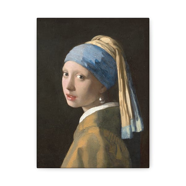 5493587563400977039_2048-1.jpeg Girl with a Pearl Earring – Johannes Vermeer (c. 1665) – Classical Canvas Print