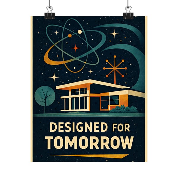 5519021171571005345_2048-1.jpeg Designed for Tomorrow – LUNE Original – Atomic Age Poster Print