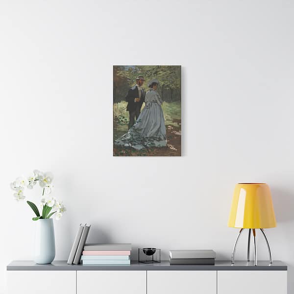 552978415696318019_2048-1.jpeg Bazille and Camille – Claude Monet (1865) – Impressionist Canvas Print