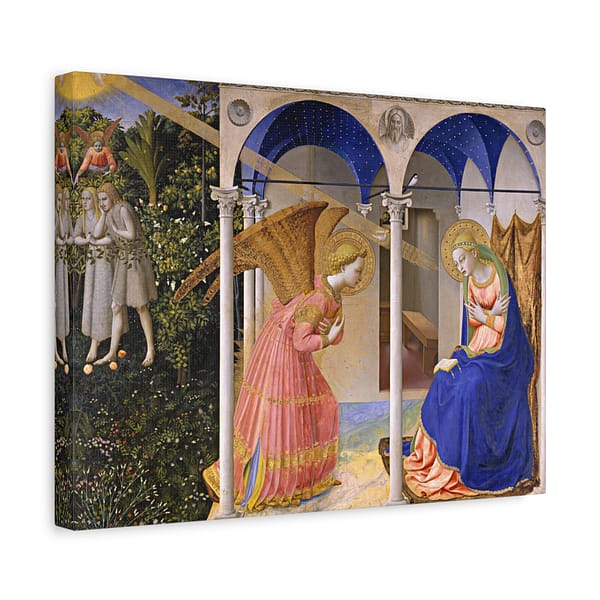 5694111754088171356_2048-1.jpeg The Annunciation (Prado version) – Fra Angelico (c. 1430-32) – Renaissance Canvas Print
