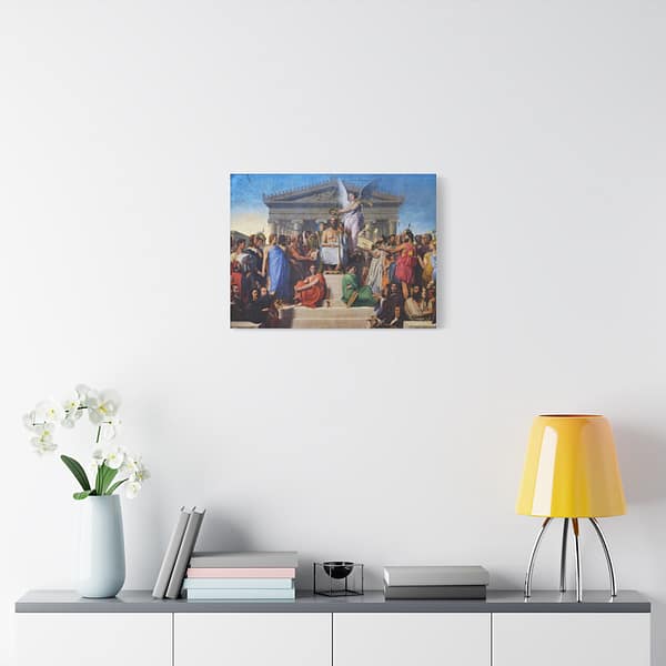 6136641370882641903_2048-1.jpeg The Apotheosis of Homer – Jean-Auguste-Dominique Ingres (1827) – Classical Canvas Print
