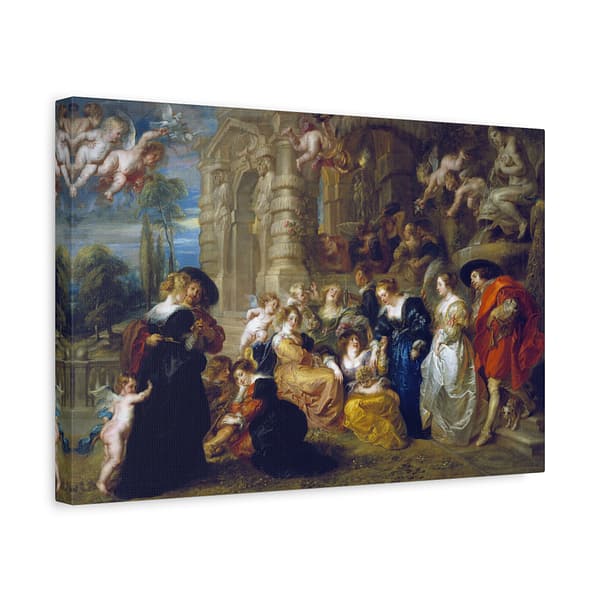 6139707318456620067_2048-1.jpeg The Garden of Love – Peter Paul Rubens (c. 1633) – Classical Canvas Print
