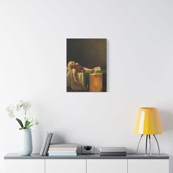 6301128545777571397_2048-1.jpeg The Death of Marat – Jacques-Louis David (1793) – Classical Canvas Print