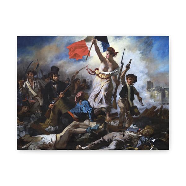 6401605893843146025_2048-1.jpeg Liberty Leading the People – Eugene Delacroix (1830) – Classical Canvas Print