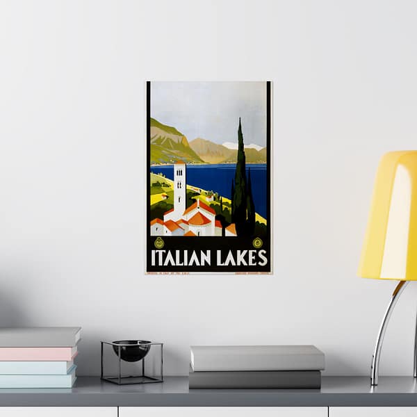 6443614348835149140_2048-1.jpeg Italian Lakes – ENIT Italian National Tourist Board (c. 1930) – Vintage Travel Poster Print