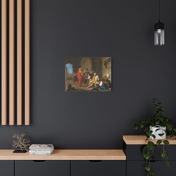 6471295331299980505_2048-1.jpeg Belisarius Begging for Alms – Nicolas-René Jollain (1767) – Classical Canvas Print