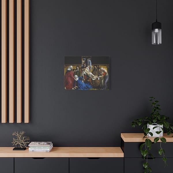 6901656156392945711_2048-1.jpeg The Descent from the Cross – Rogier van der Weyden (c. 1435) – Renaissance Canvas Print