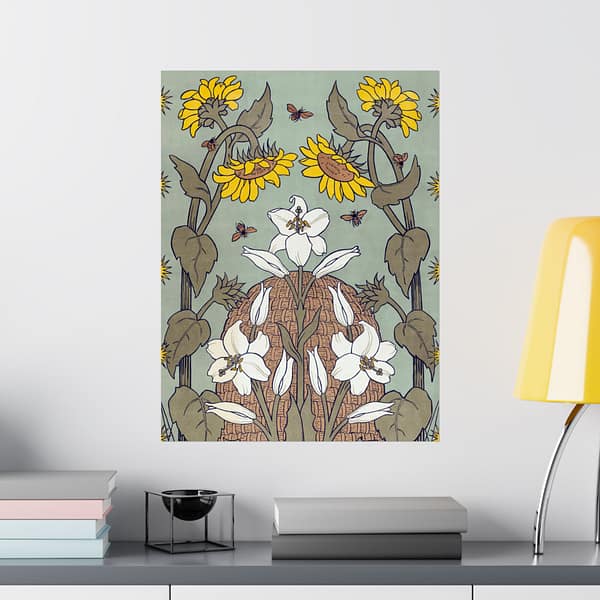 7000993893600062252_2048-1.jpeg Bees and Beehive – Suze Fokker (1898) – Art Nouveau Poster Print