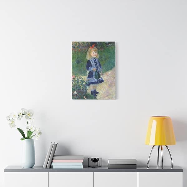 7023917668379883641_2048-1.jpeg A Girl With a Watering Can – Pierre-Auguste Renoir (1876) – Impressionist Canvas Print