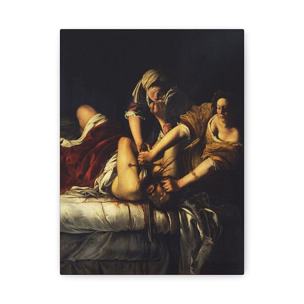 7383879892640553085_2048-1.jpeg Judith Slaying Holofernes – Artemisia Gentileschi (c. 1612-1613) – Classical Canvas Print