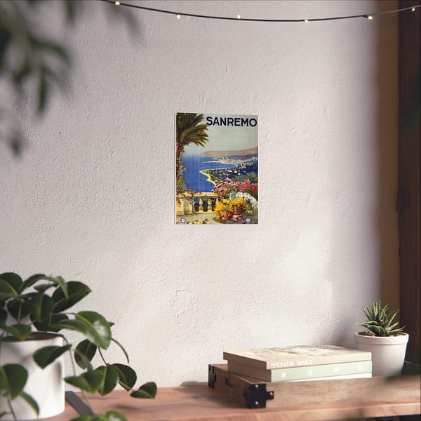 7390059859909789553_2048-1.jpeg Sanremo, Italy – ENIT Italian National Tourist Board (c. 1920) – Vintage Travel Poster Print