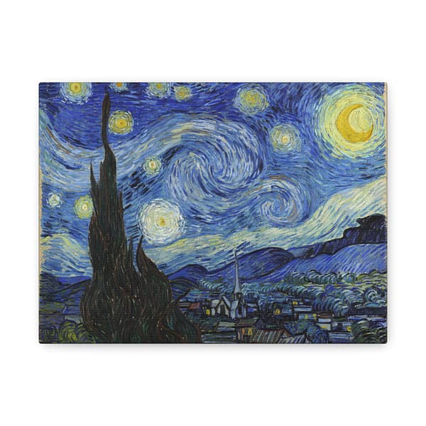 7418858309212598191_2048-1.jpeg The Starry Night – Vincent van Gogh (1889) – Impressionist Canvas Print