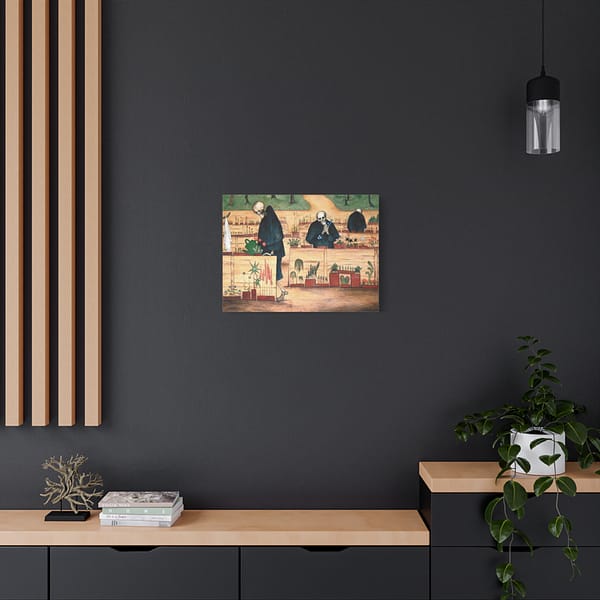 7490324451754445797_2048-1.jpeg Garden of Death fresco at Tampere Cathedral – Hugo Simberg (1906) – Renaissance Style Canvas Print