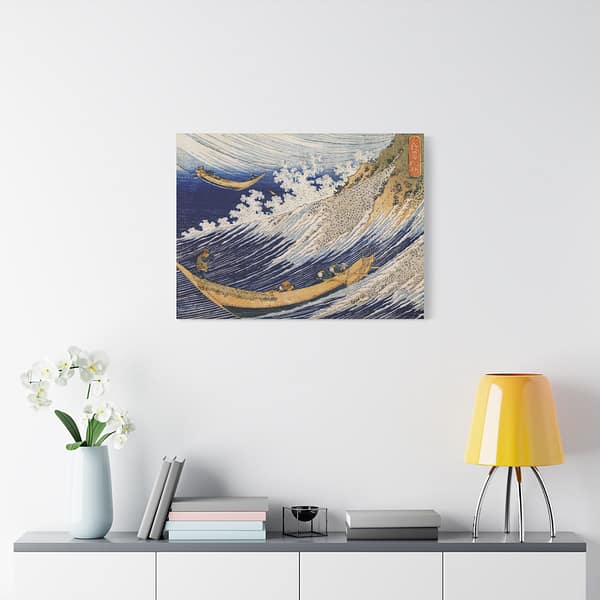 7575108757858490659_2048.jpeg Choshi in Shimosa Province - Katsushika Hokusai (1833) - Japanese Woodblock Canvas Print