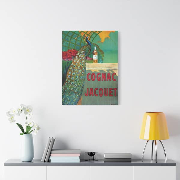7591211443739124948_2048-1.jpeg Cognac Jacquet Peacock – Camille Bouchet – Art Nouveau Canvas Print