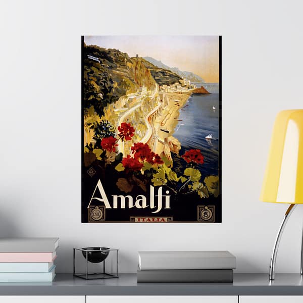 7620557334830926030_2048-1.jpeg Amalfi Coast, Italy – ENIT Italian National Tourist Board – Vintage Travel Poster Print