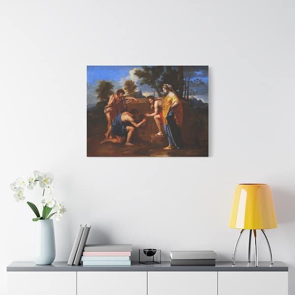 7634141185855465668_2048-1.jpeg The Arcadian Shepherds (Et in Arcadia Ego) – Nicolas Poussin (c. 1637-38) – Classical Canvas Print