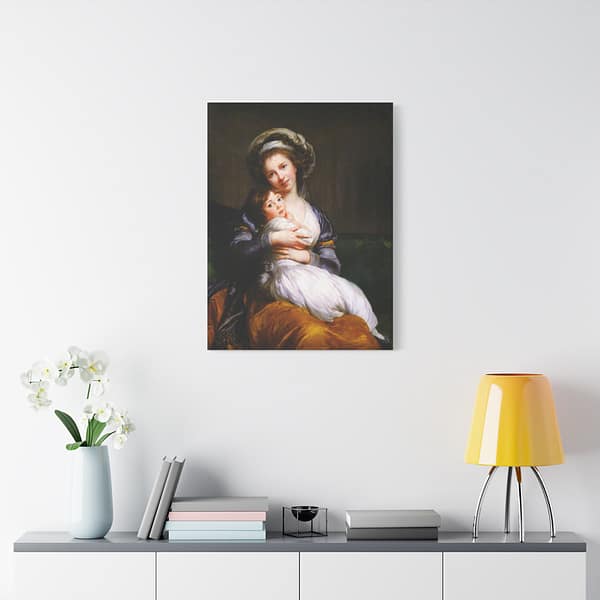 779362749826788489_2048-1.jpeg Self-Portrait with Julie (Maternal Tenderness) – Élisabeth Vigée Le Brun (1787) – Classical Canvas Print