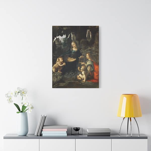 7865666130177935253_2048-1.jpeg Virgin of the Rocks – Leonardo da Vinci (c. 1483-1486) – Renaissance Canvas Print