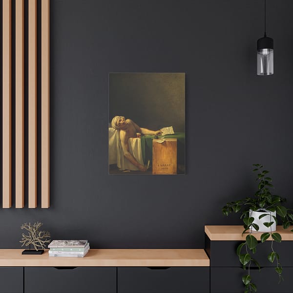 7935389974721168355_2048-1.jpeg The Death of Marat – Jacques-Louis David (1793) – Classical Canvas Print