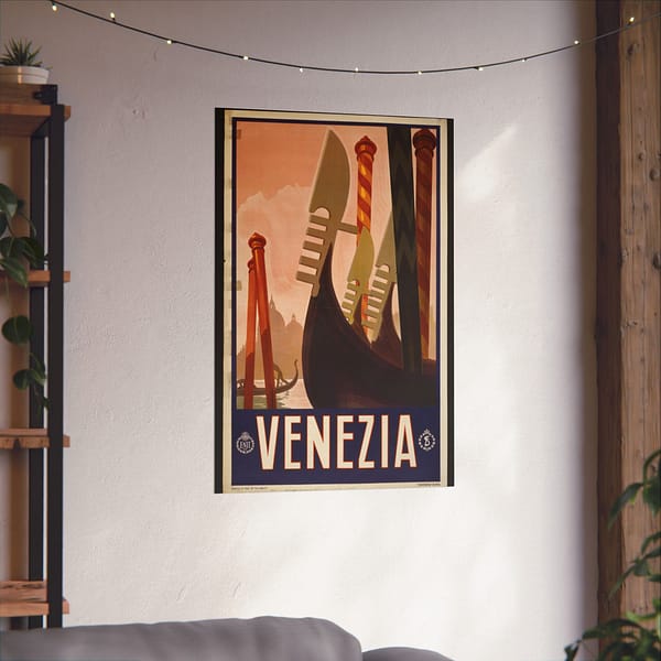 8095534430442583094_2048-1.jpeg Venezia (Venice), Italy – ENIT Italian National Tourist Board – Vintage Travel Poster Print