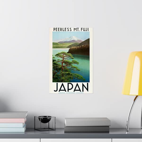 8264749066448012584_2048-1.jpeg Peerless Mt. Fuji – Japanese Government Railways (c. 1930s) – Vintage Travel Poster Print