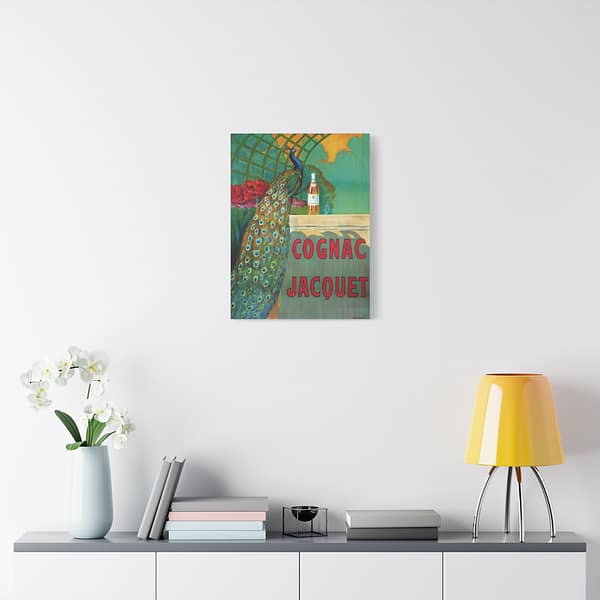 8345871396049076465_2048-1.jpeg Cognac Jacquet Peacock – Camille Bouchet – Art Nouveau Canvas Print