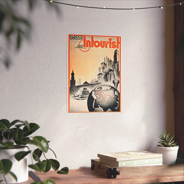 8642166593311680505_2048-1.jpeg UdSSR – Intourist (1935) – Vintage Travel Poster Print