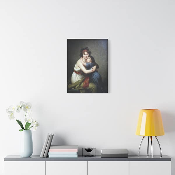 8662430846571659406_2048-1.jpeg Self-Portrait with Julie (à la Grecque) – Élisabeth Vigée Le Brun (1789) – Classical Canvas Print