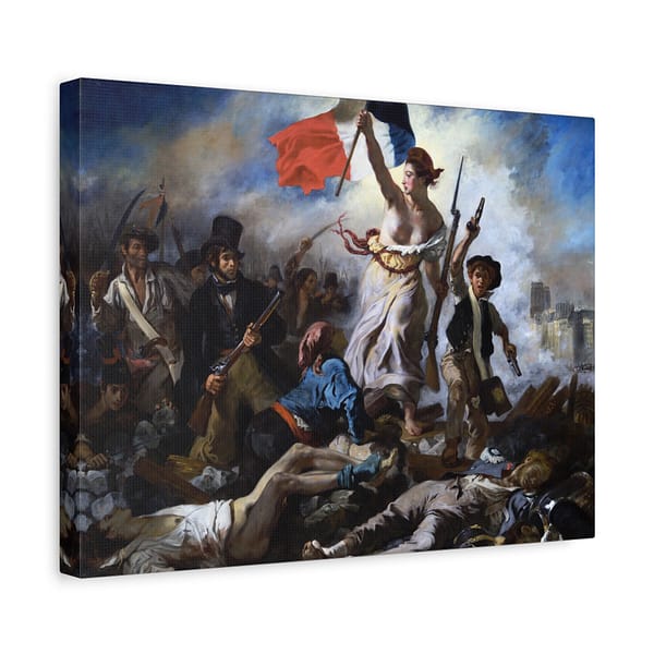 9185351549872945520_2048-1.jpeg Liberty Leading the People – Eugene Delacroix (1830) – Classical Canvas Print