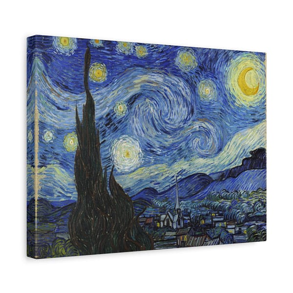 9561760489252850013_2048-1.jpeg The Starry Night – Vincent van Gogh (1889) – Impressionist Canvas Print