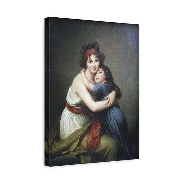 994270148564772404_2048-1.jpeg Self-Portrait with Julie (à la Grecque) – Élisabeth Vigée Le Brun (1789) – Classical Canvas Print