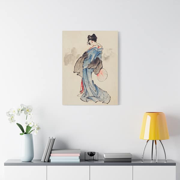 10705677048075715607_2048.jpeg Woman Holding a Fan - Katsushika Hokusai (1830) - Japanese Woodblock Canvas Print