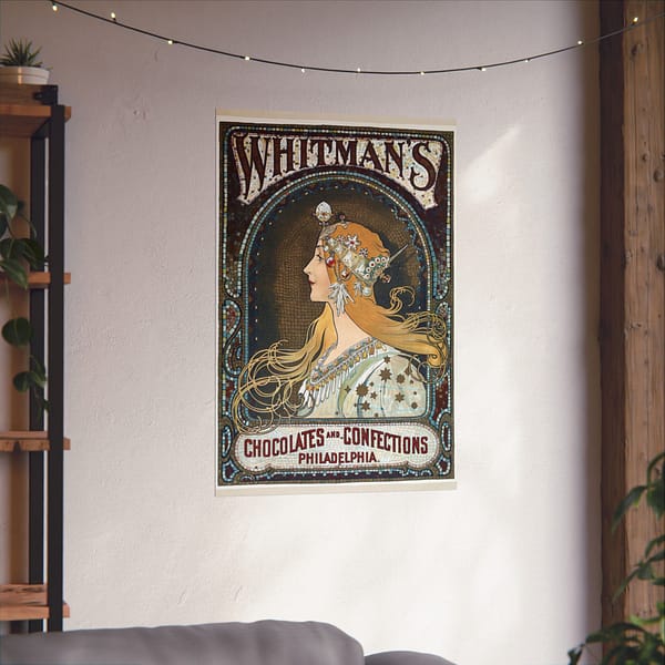 12959828136643700896_2048.jpeg Zodiac (Whitman's Chocolates and Confections) - Alphonse Mucha (1896) - Art Nouveau Poster Print
