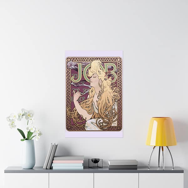 1560400676472519680_2048.jpeg Job Cigarettes ad - Alphonse Mucha (1896) - Art Nouveau Poster Print
