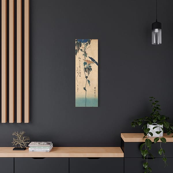 17174474263989798721_2048-1.jpeg Grasshopper and Morning Glory Vine - Utagawa Hiroshige (1835) - Japanese Woodblock Canvas Print