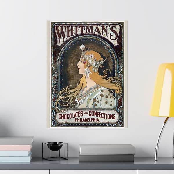 2204525307554138272_2048.jpeg Zodiac (Whitman's Chocolates and Confections) - Alphonse Mucha (1896) - Art Nouveau Poster Print