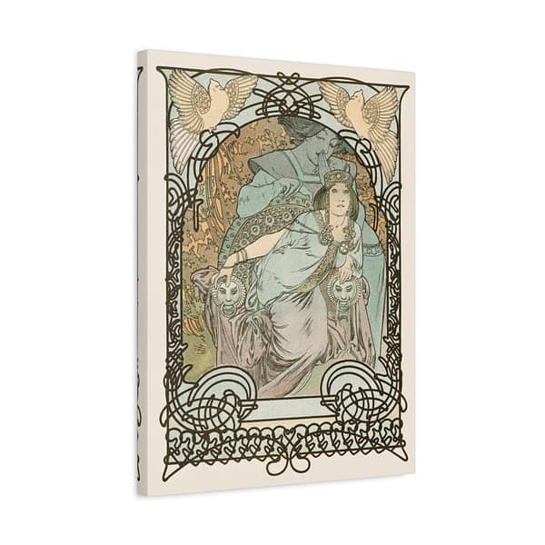 2936623934800023_2048.jpeg Ilsee, Princesse de Tripoli - Alphonse Mucha (1897) - Art Nouveau Canvas Print