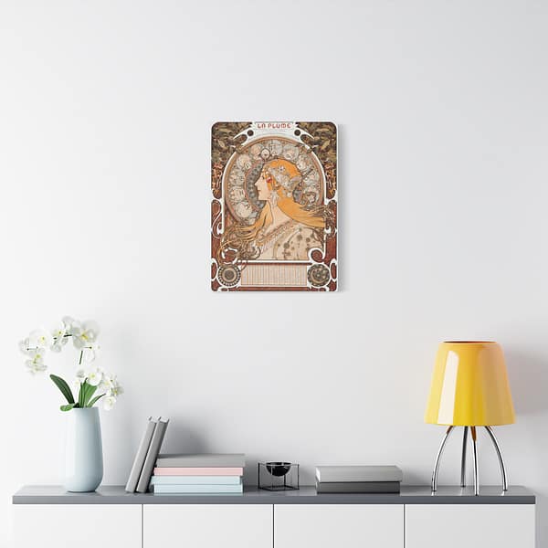5515647915304638095_2048.jpeg Zodiaque, La Plume - Alphonse Mucha (ca. 1896-1897) - Art Nouveau Canvas Print