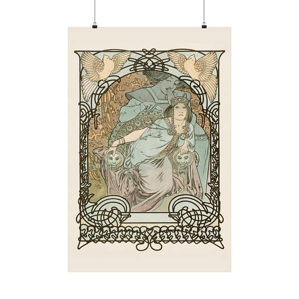 6739368334512137773_2048.jpeg Ilsee, Princesse de Tripoli - Alphonse Mucha (1897) - Art Nouveau Poster Print