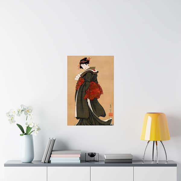 8361324793546201531_2048.jpeg Woman Holding a Fan - Katsushika Hokusai (c. 1810-1811) - Japanese Woodblock Poster Print