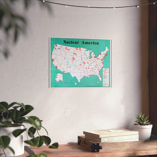10362594937903270635_2048-1.jpeg Nuclear America - War Resisters League (1979) - Atomic Age Poster Print