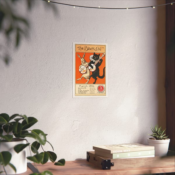 12424826784465310291_2048.jpeg The Black Cat, March - Nelly Littlehale Murphy (1896) - Vintage Art Poster Print