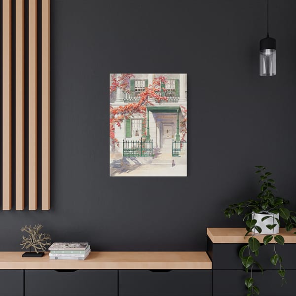 15259512649660259525_2048.jpeg Ornamental Iron - Architectural Study - Gilbert Sackerman (c. 1936) - Vintage Art Canvas Print