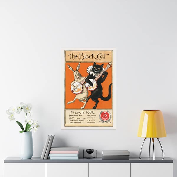 15938604042888056220_2048.jpeg The Black Cat, March - Nelly Littlehale Murphy (1896) - Vintage Art Poster Print