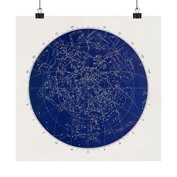 1652005438072938318_2048.jpeg Astronomy Without a Telescope - Elias Colbert (1869) - Vintage Art Poster Print