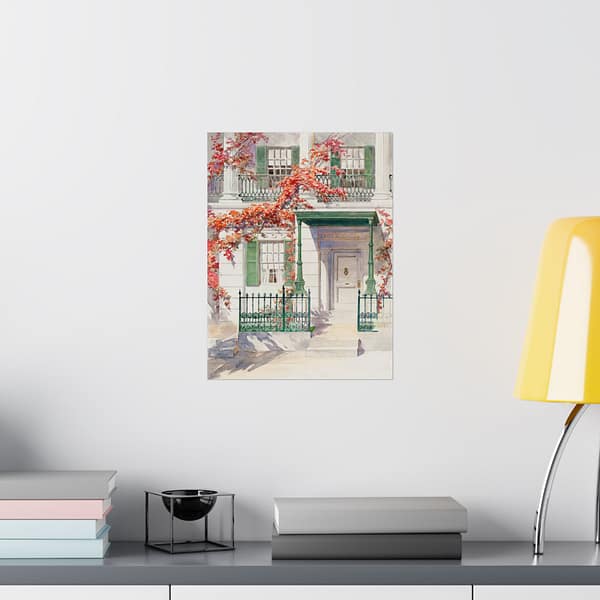 18070515872230425426_2048.jpeg Ornamental Iron - Architectural Study - Gilbert Sackerman (c. 1936) - Vintage Art Poster Print