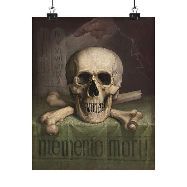 1833735205705709438_2048.jpeg Memento Mori - Jozef Hanula (1901) - Vintage Art Poster Print